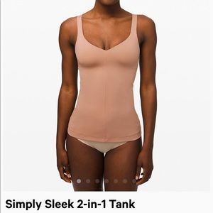 Simply sleek 2 in 1 tank